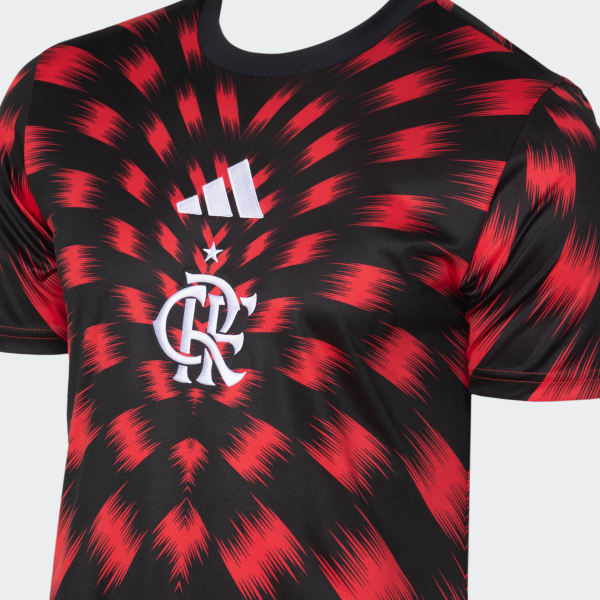 Vermelho Camisa Pre Jogo Flamengo 25/26