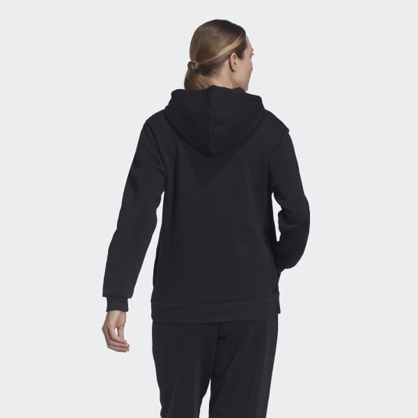 adidas Essentials Linear Over-the-Head Hoodie - Black | Women's Lifestyle |  adidas US