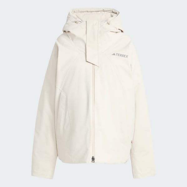 Beige Xploric CLIMAPROOF Hyper Dry 다운 재킷