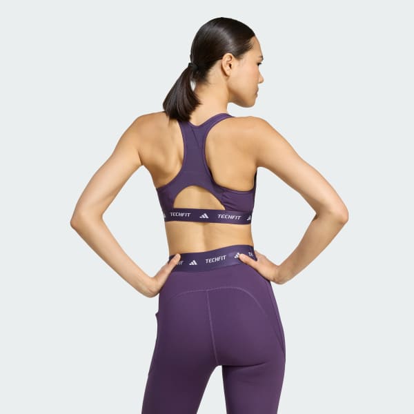 Roxo Top esportivo TECHFIT