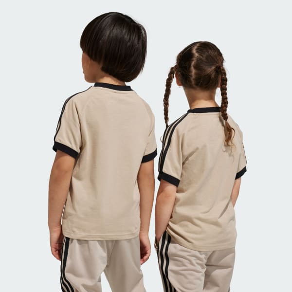 Beige Adicolor 3-Stripes Tee