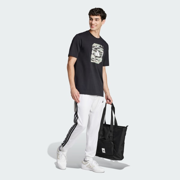 Negro Polo Estampado Camo Shape