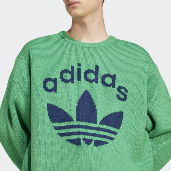 adidas Originals 70s Crewneck Sweater Green adidas Thailand