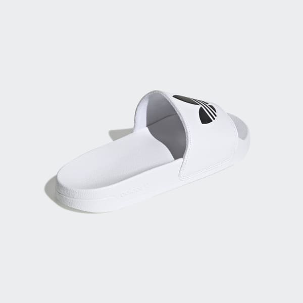 adilette lite slides white