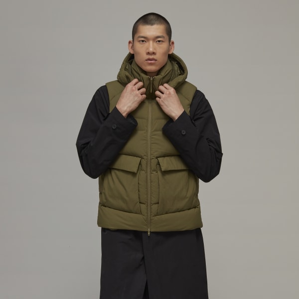Groen Y-3 Classic Puffy Donsbodywarmer