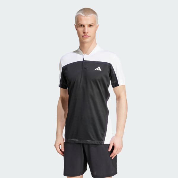 cerná Polokošile Tennis HEAT.RDY Pro FreeLift Henley