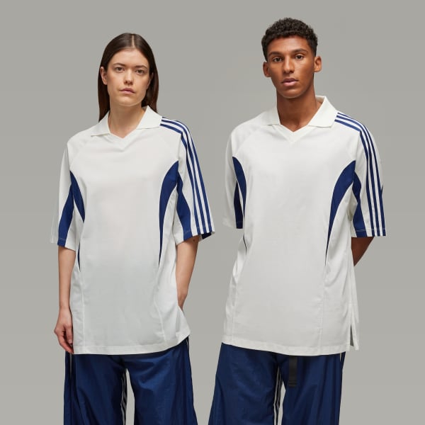 White Y-3 Cut Line Tee