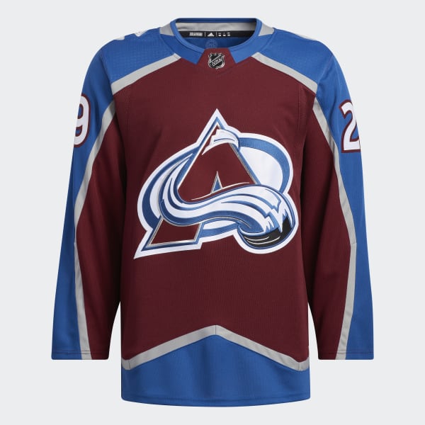 adidas Men s Avalanche MacKinnon Home Authentic Hockey Jersey Red Free Shipping with adiClub adidas Canada