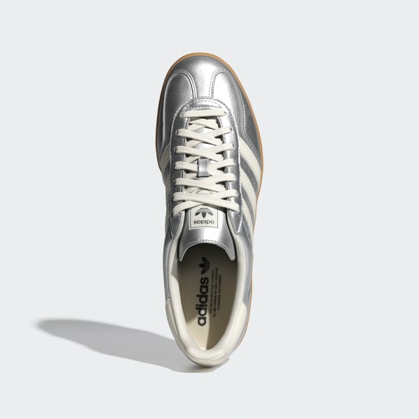 Plateado Tenis Gazelle Indoor