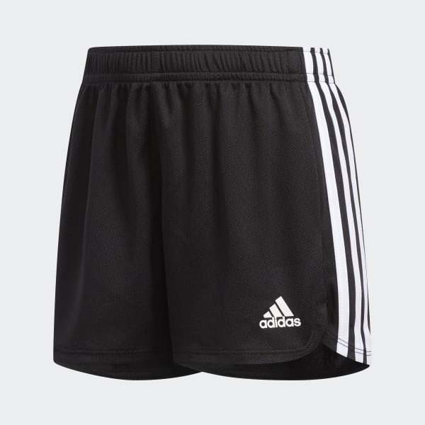 adidas 3-Stripes Mesh Shorts - Black 