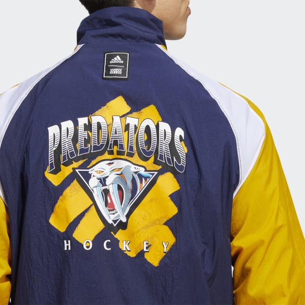 Nashville Predators Blue and Yellow Starter Jacket