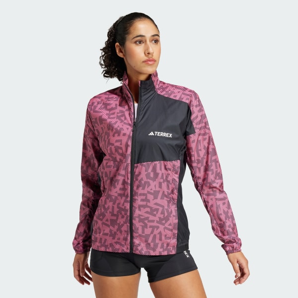 Pembe Terrex Trail Running Rüzgarlık