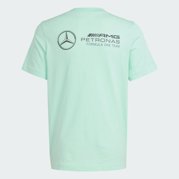 Green MERCEDES - AMG PETRONAS FORMULA ONE TEAM PREMIUM WOVEN GRAPHIC TEE