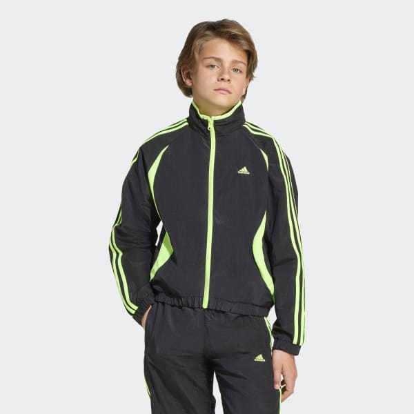 adidas Teamgeist Track Top - Black | Free Shipping with