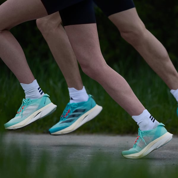 Turquoise Chaussure Adizero Boston 12