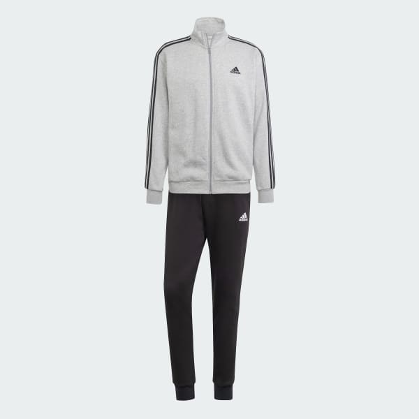 Siva Tepláková súprava Basic 3-Stripes Fleece