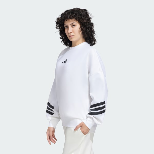 White Future Icons 3 Stripes Sweatshirt
