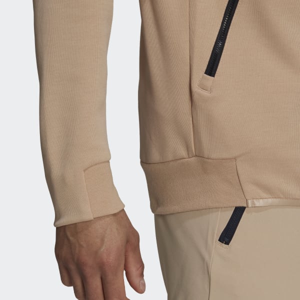 Beige 4CMTE Track Top QY092