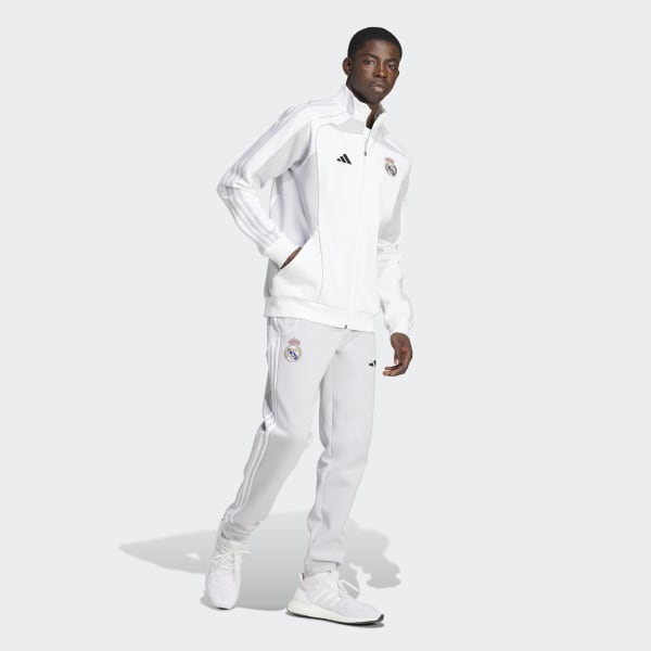 adidas Real Madrid UBP Doubleknit Track Top - White | Free