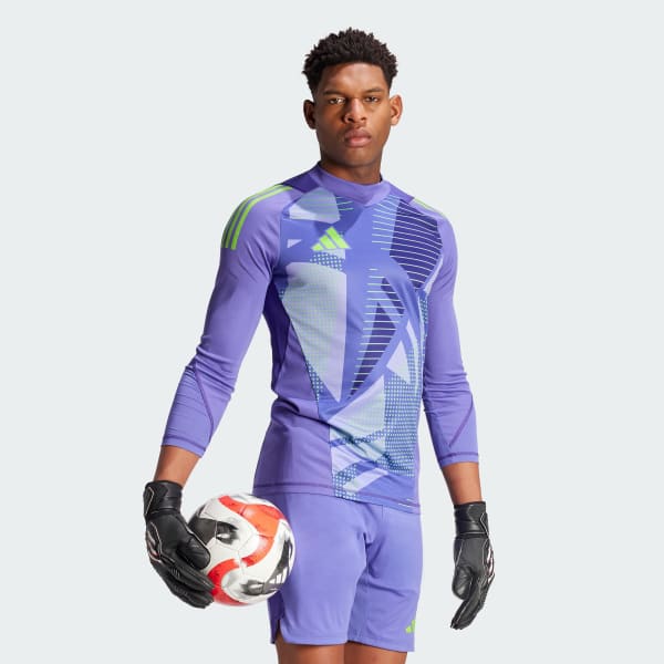 Violet Maillot de gardien de but manches longues Tiro 24