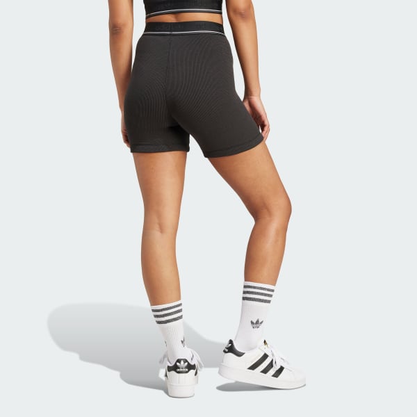 Black Waffle Boxer Shorts