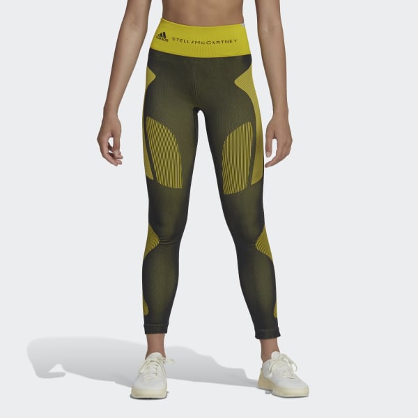 Svart adidas by Stella McCartney TrueStrength Seamless Training Leggings H4955