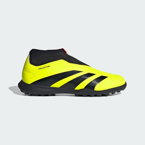 Amarillo Guayos Predator 24 League Sin Cordones Pasto Sintético