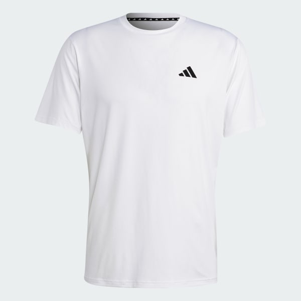 adidas Train Essentials Stretch Training Tee - Green | Free