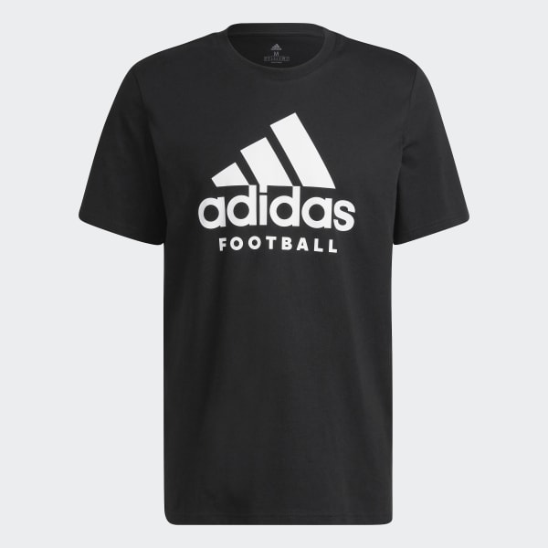 Zwart Football Logo T-shirt JH294