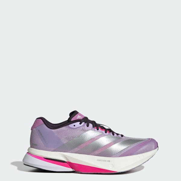 adidas Adizero Boston 13 Shoes - Purple | Free Shipping with