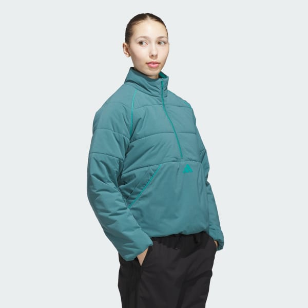 Green Beyond Twistweave Loose Quarter-Zip Jacket