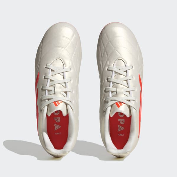 White Copa Pure.3 Firm Ground Boots