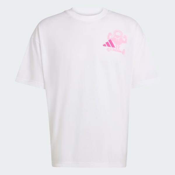 Blanc T-shirt de training graphique FUN CLIMACOOL