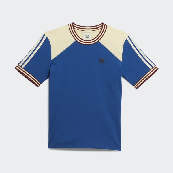 adidas Wales Bonner Short Sleeve College Tee - Blue | adidas