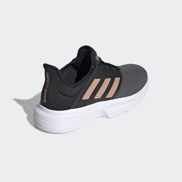 adidas gamecourt black men's shoe