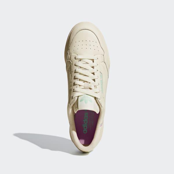 adidas continental 80 white & gum shoes