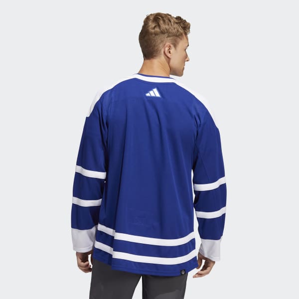 adidas Oilers Authentic Reverse Retro Wordmark Jersey - Blue