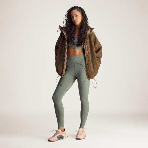 Brun adidas By Stella McCartney Full-Zip Winter Fleece