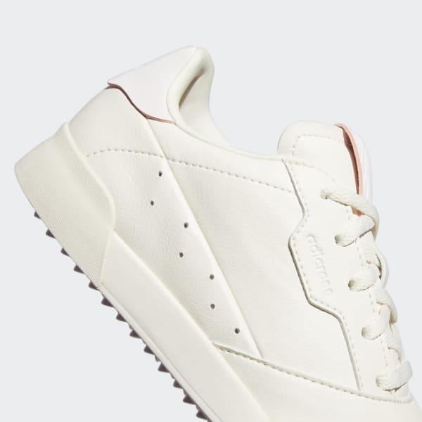 สีขาว รองเท้ากอล์ฟแบบไร้ปุ่ม Adicross Retro สำหรับผู้หญิง LWQ06