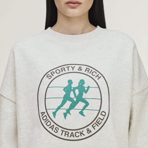 Suéter Sporty & Rich - Cinza adidas | adidas Brasil