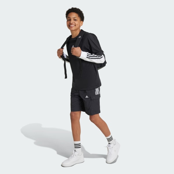 Noir Short cargo toile Street Jam Enfants