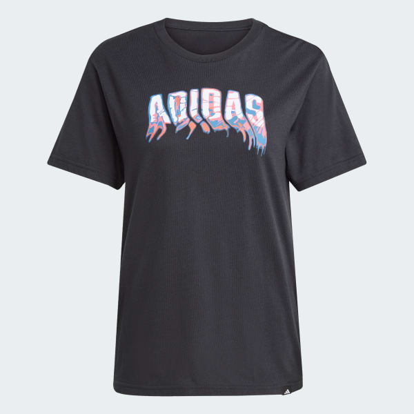 Negro Playera Infill Graphic