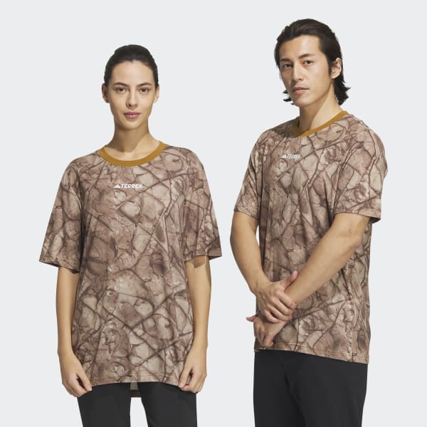 Brown National Geographic Graphic Tencel Short Sleeve Tee (Gender Neutral)
