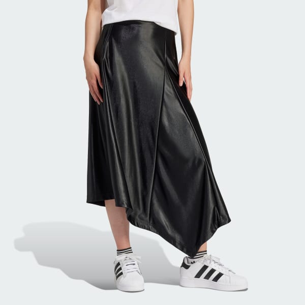 【adidas】ロングサテンスカート adidas - adidas ロングサテンスカート ロングスカート の通販