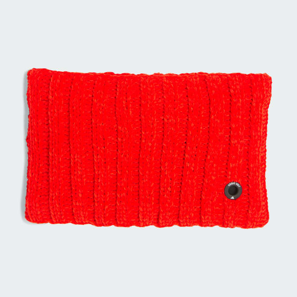 Κόκκινο Chenille Cable-Knit Neck Snood
