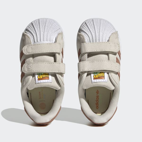 Adidas superstar 2 kinderen beige new arrivals