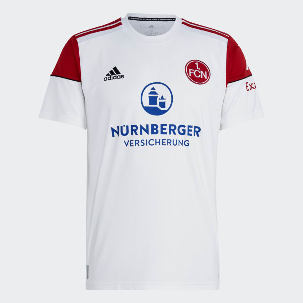 Λευκό FC Nürnberg 22/23 Away Jersey 