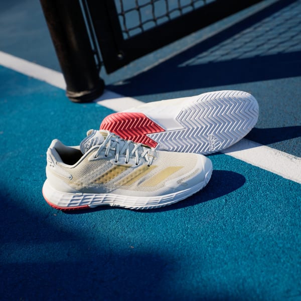 アディダス Defiant Speed 2 M MC 27cm adidas Defiant Speed 2 Mens Tennis Shoe - White/Black/Pure