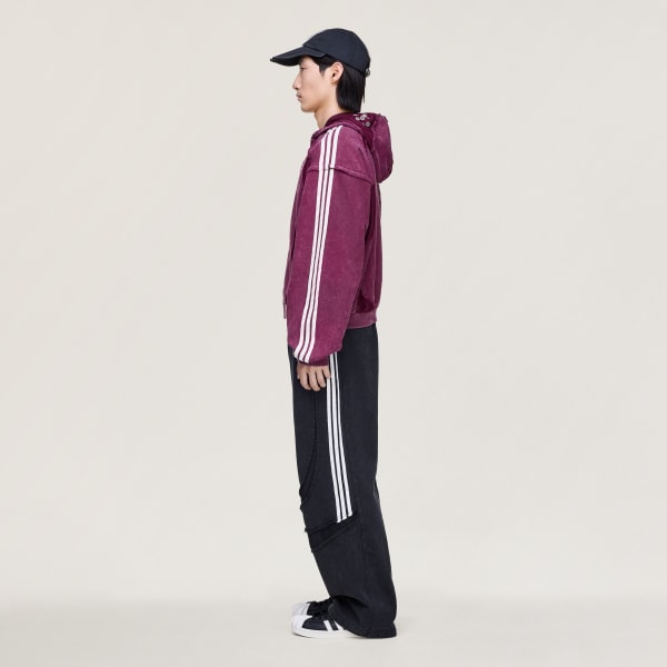 トップス adidas Thug Club Team Geist ZipUp Hoodie adidas Thug Club Teamgeist Hooded Zip Up - Burgundy | Free