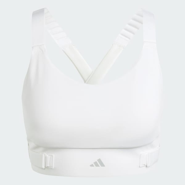 adidas Sports bra TAILORED LUXE IMPACT in silver